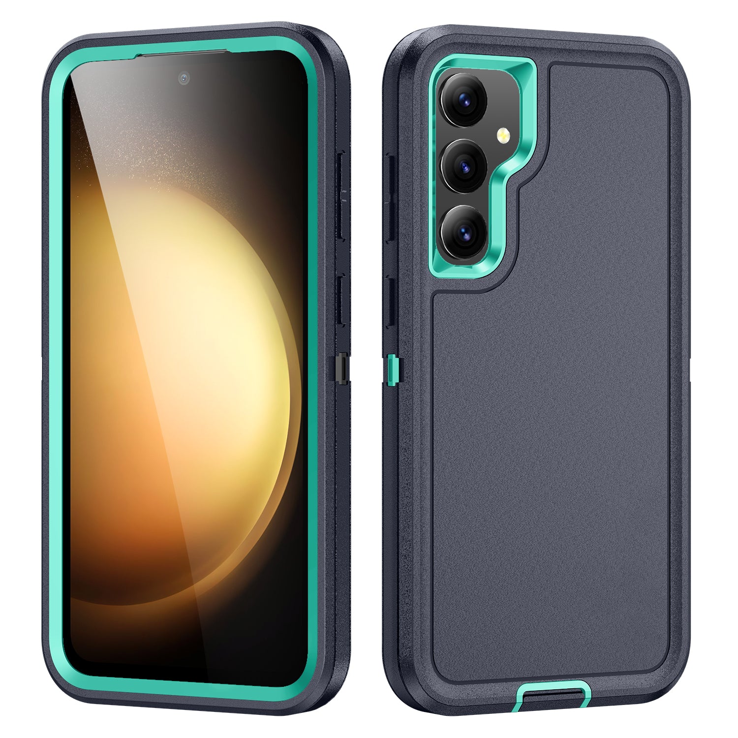 For Samsung Galaxy S23 FE Case PC+TPU+PC Drop-proof Protective Phone Cover For Samsung Galaxy S23 FE Case PC+TPU+PC Drop-proof Protective Phone Cover